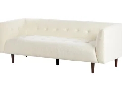 Sofa 3 personers BYSKE Boucle Cremehvid