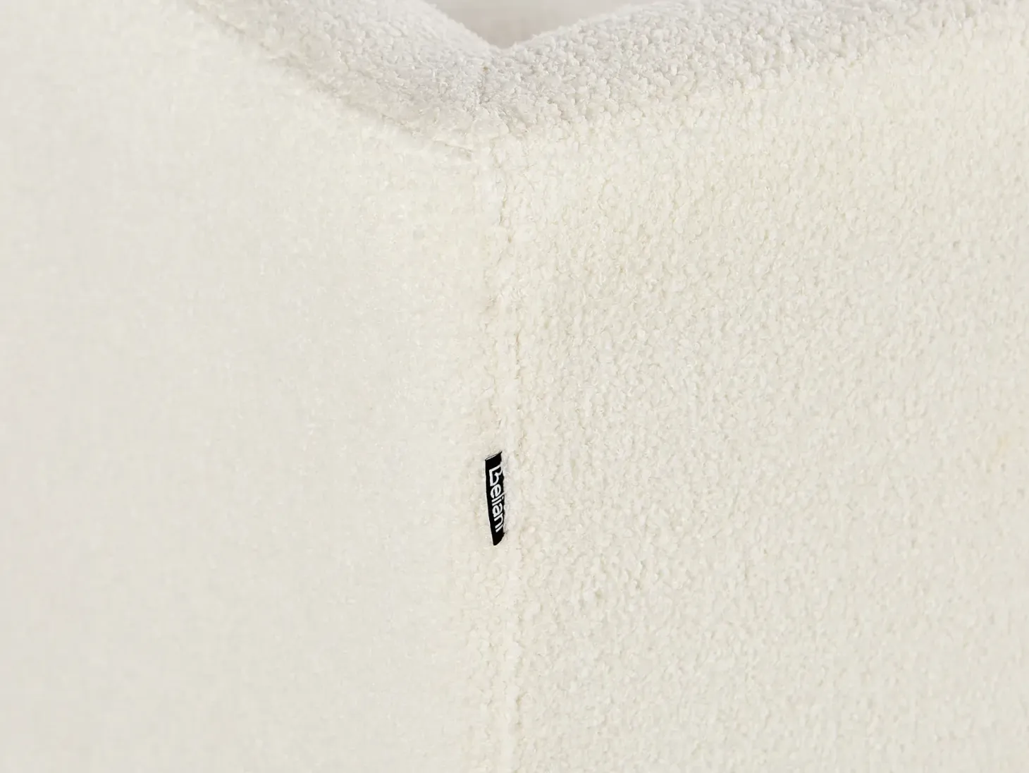 Sofa 3 personers BYSKE Boucle Cremehvid