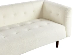 Sofa 3 personers BYSKE Boucle Cremehvid