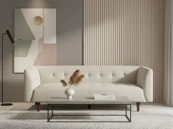 Sofa 3 personers BYSKE Lys Beige