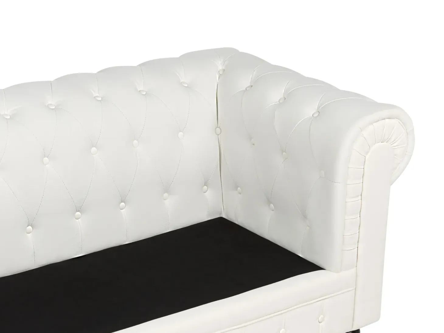 Sofa 3 personers CHESTERFIELD Cremehvid