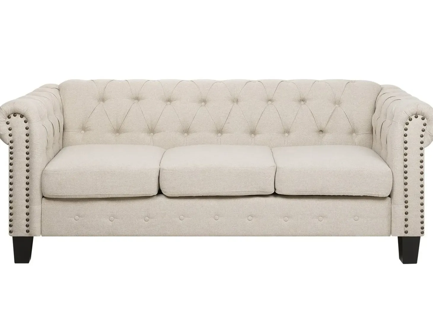 Sofa 3 personers CHESTERFIELD Beige