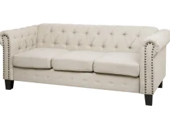 Sofa 3 personers CHESTERFIELD Beige