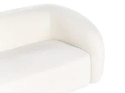 Sofa 2 personers EGEDAAL Boucle Hvid