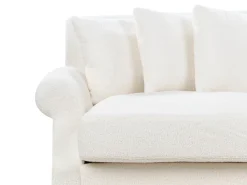 Sofa 2 personers EIKE Boucle Cremehvid