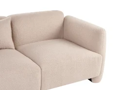 Sofa 3 personers EKENES Boucle Beige