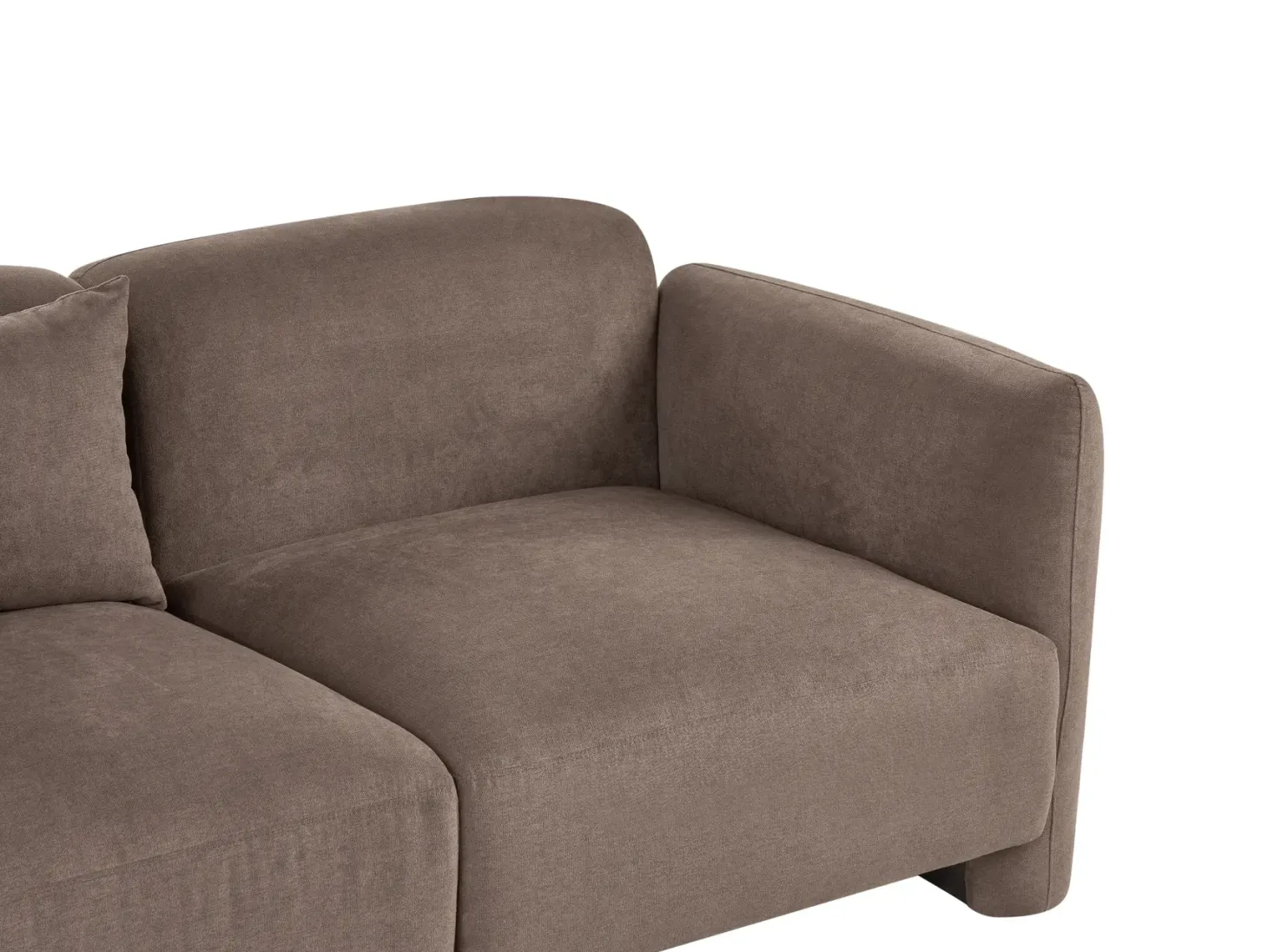 Sofa 3 personers EKENES Brun