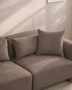 Sofa 3 personers EKENES Brun