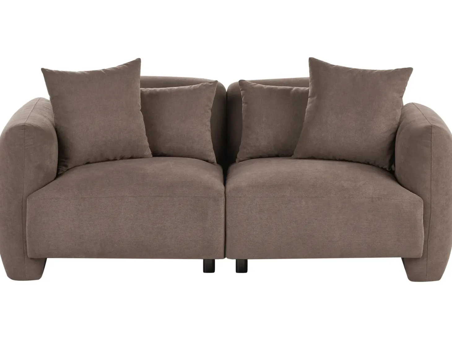 Sofa 3 personers EKENES Brun