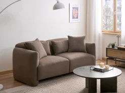 Sofa 3 personers EKENES Brun