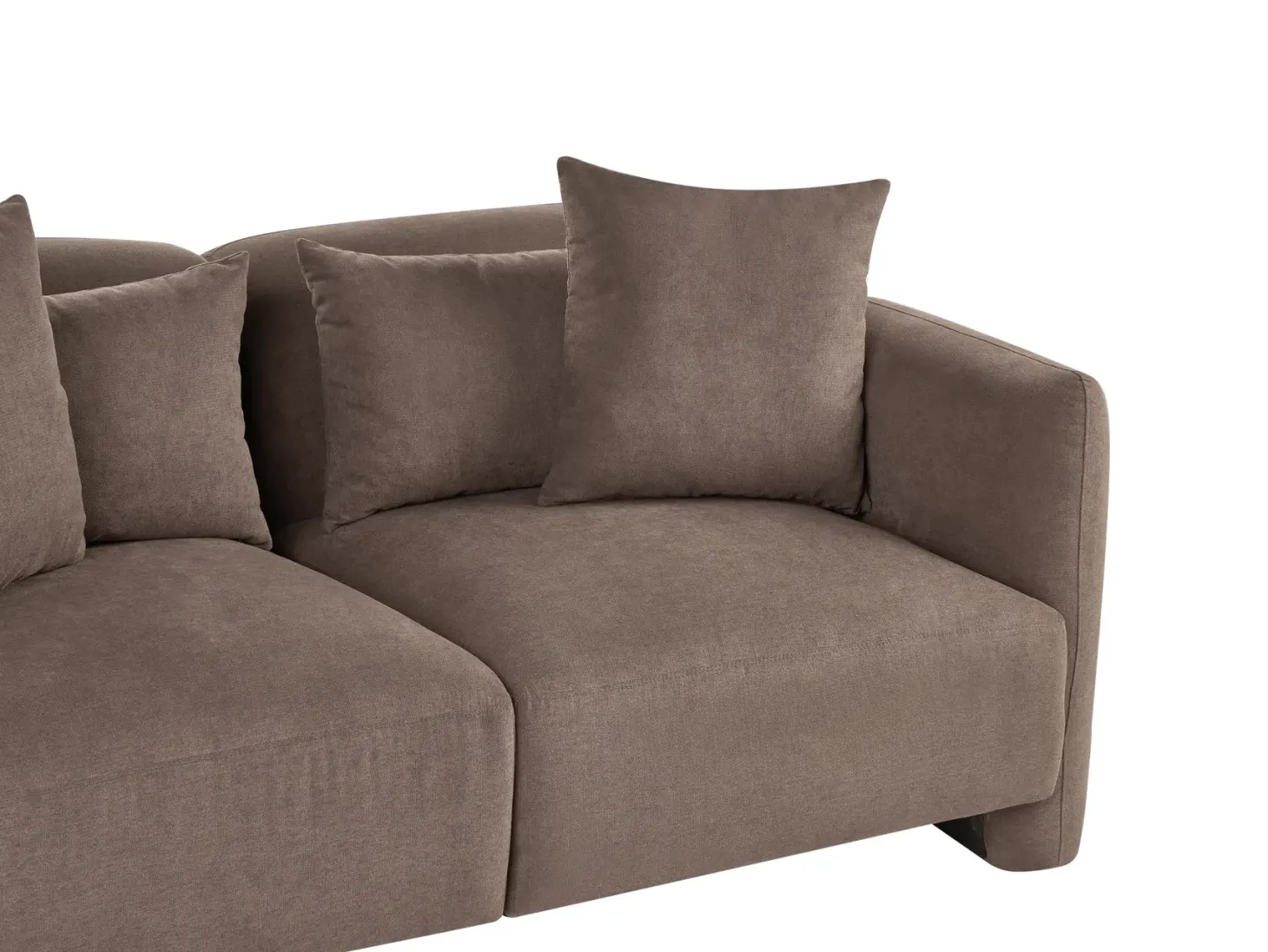 Sofa 3 personers EKENES Brun