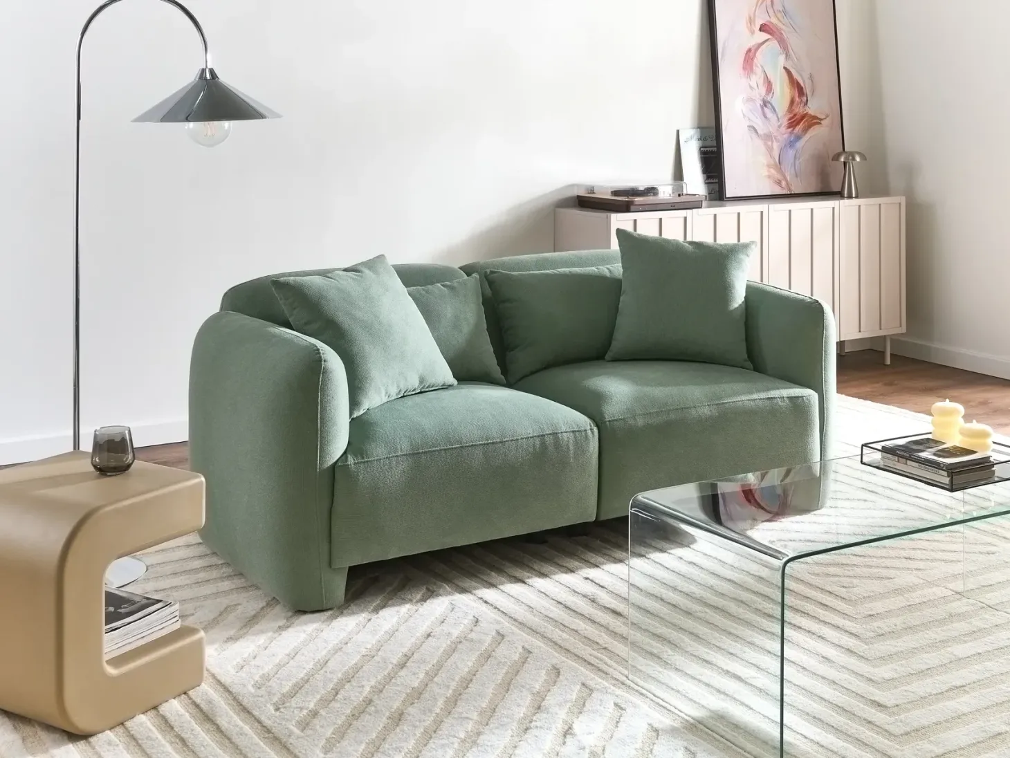 Sofa 3 personers EKENES Lysegrøn