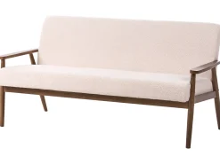 Sofa 3 personers ESRUM Boucle Mørkebrun/beige