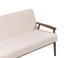 Sofa 3 personers ESRUM Boucle Mørkebrun/beige