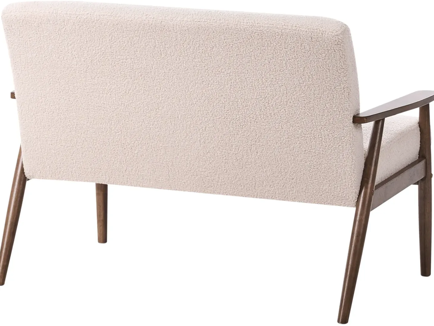 Sofa 2 personers ESRUM Boucle Mørkebrun/beige