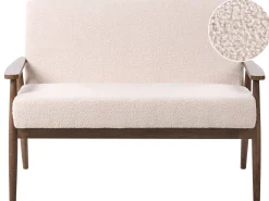 Sofa 2 personers ESRUM Boucle Mørkebrun/beige