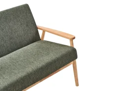 Sofa 3 personers ESRUM Lysebrun/ Grøn