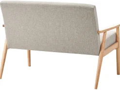 Sofa 2 personers ESRUM Lysebrun/grå
