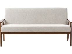 Sofa 3 personers ESRUM Mørkebrun/grå