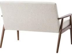 Sofa 2 personers ESRUM Mørkebrun/grå