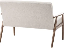 Sofa 2 personers ESRUM Mørkebrun/beige