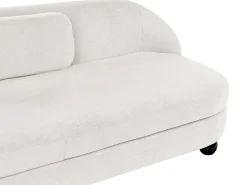 Sofa 3 personers FANSEN Cremehvid med pude