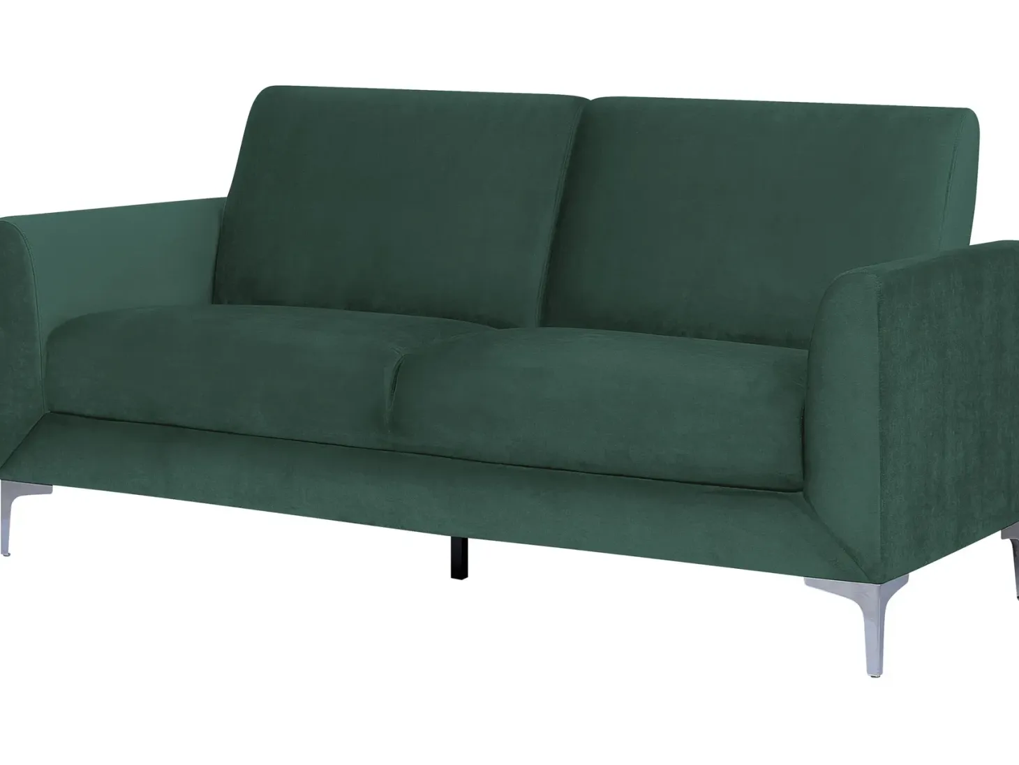 Sofa 3 personers FENES Velour Mørkegrøn