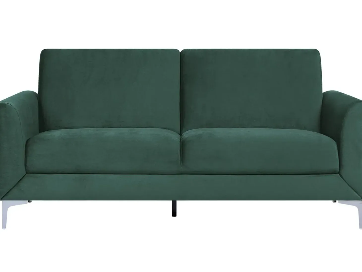 Sofa 3 personers FENES Velour Mørkegrøn
