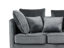Sofa 3 personers FENSTAD Velour Grå