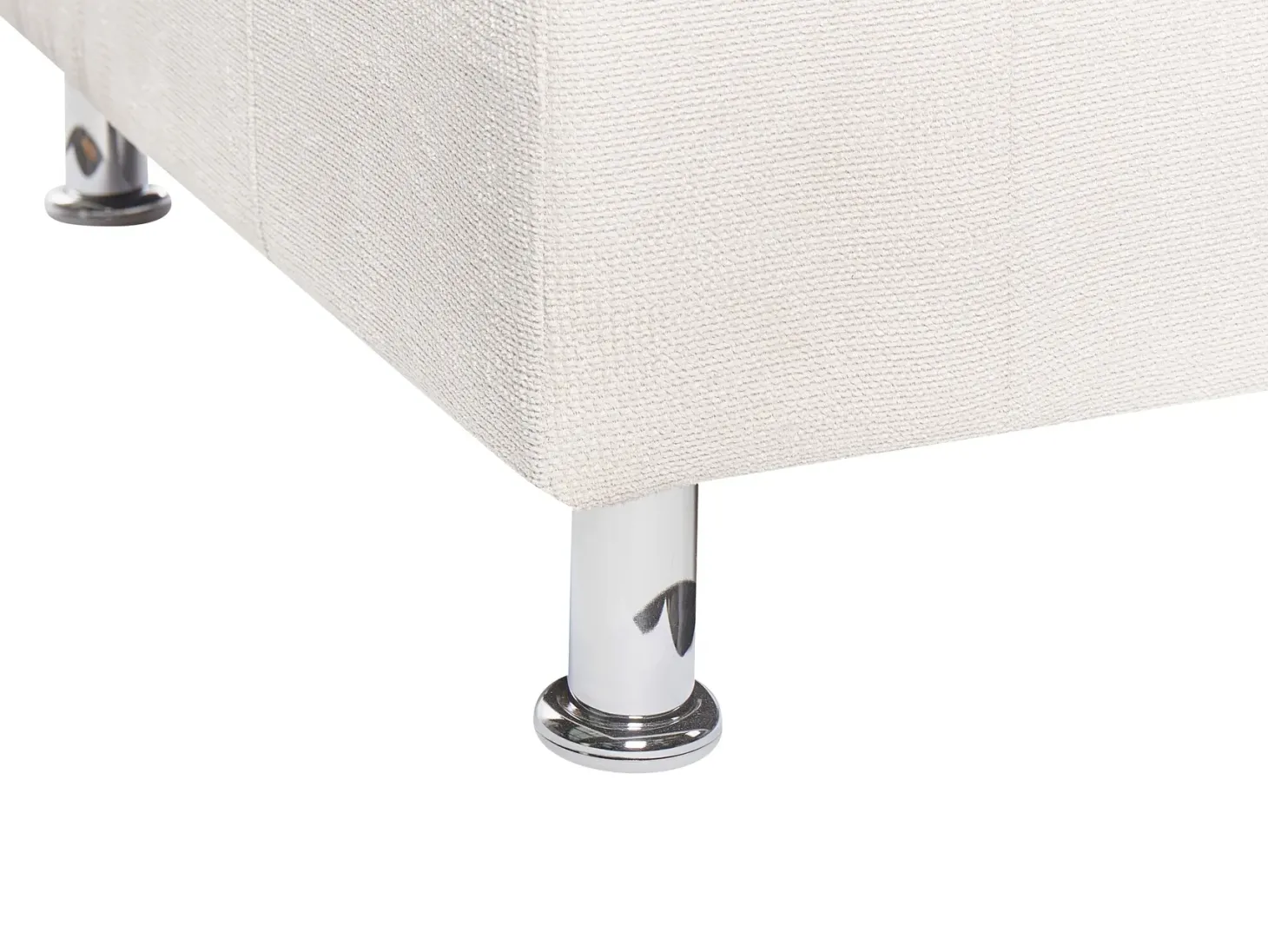 Sofa 3 personers FLORO Chenille Cremehvid