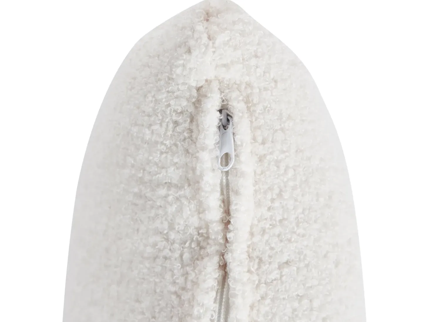 Sofa 3 personers FREDERICA Boucle Cremehvid