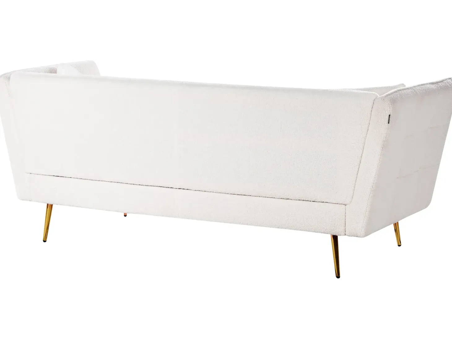Sofa 3 personers FREDERICA Boucle Cremehvid