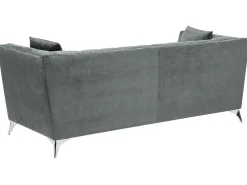 Sofa 3 personers GAULA Velour Grå