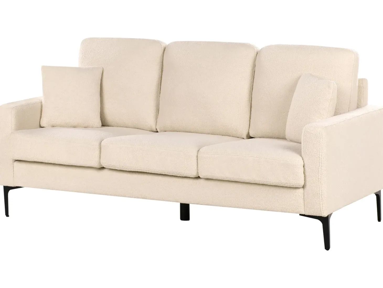 Sofa 3 personers GAVLE Boucle Beige