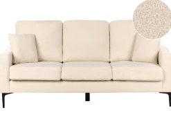 Sofa 3 personers GAVLE Boucle Beige