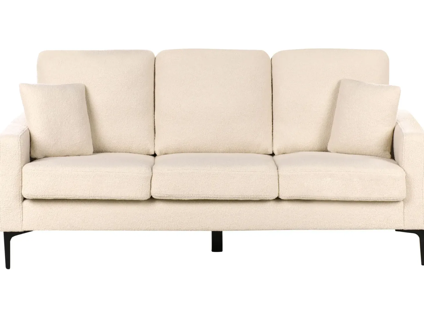 Sofa 3 personers GAVLE Boucle Beige