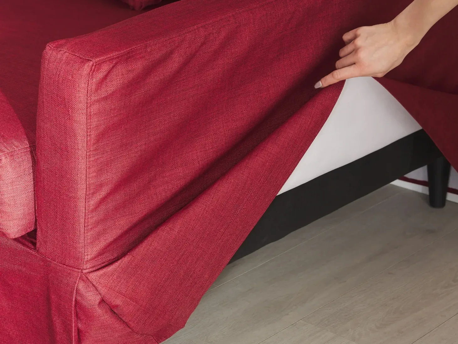 Sofa 3 personers GILJA Rød