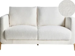 Sofa 2 personers GIMO Boucle Hvid