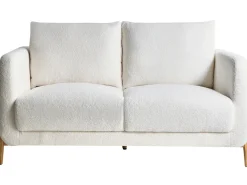 Sofa 2 personers GIMO Boucle Hvid