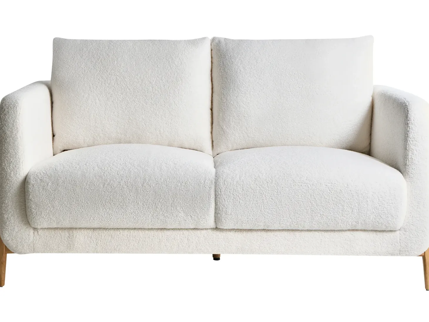 Sofa 2 personers GIMO Boucle Hvid