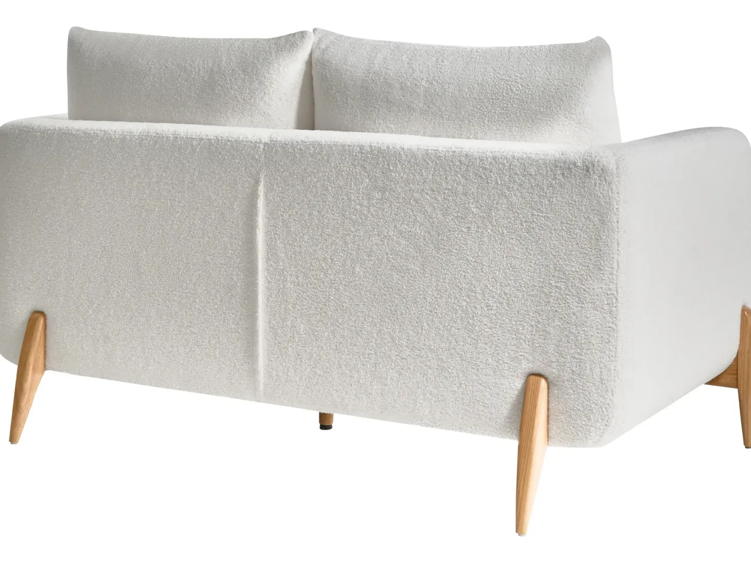 Sofa 2 personers GIMO Boucle Hvid