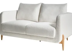 Sofa 2 personers GIMO Boucle Hvid