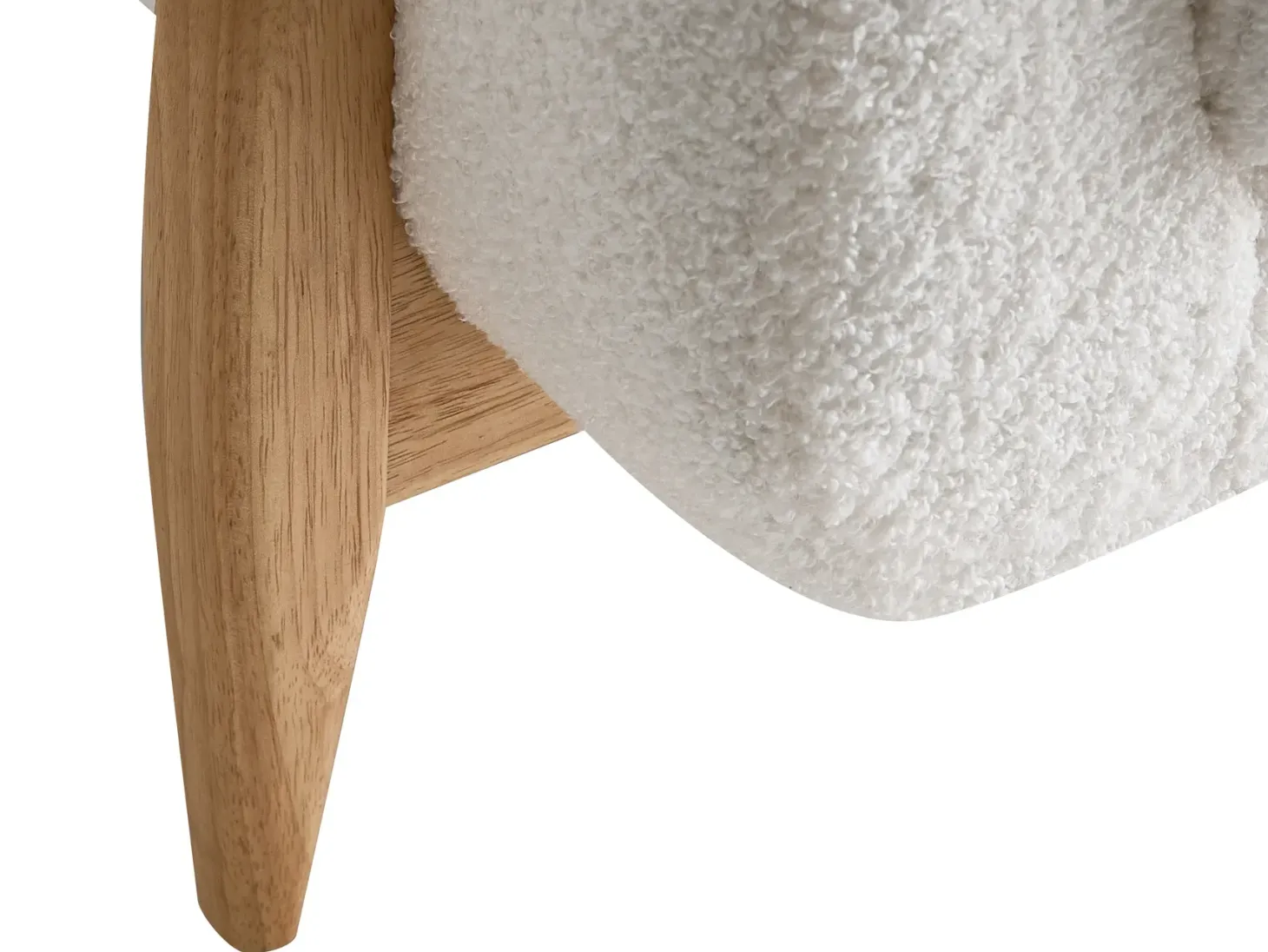 Sofa 2 personers GIMO Boucle Hvid