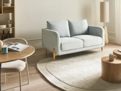 Sofa 2 personers GIMO Chenille Himmelblå