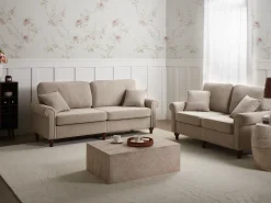 Sofa 3 personers GINNERUP Brungrå