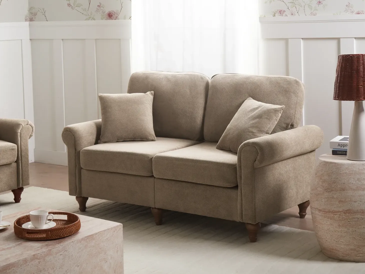 Sofa 2 personers GINNERUP Brun