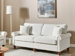 Sofa 3 personers GINNERUP Cremehvid