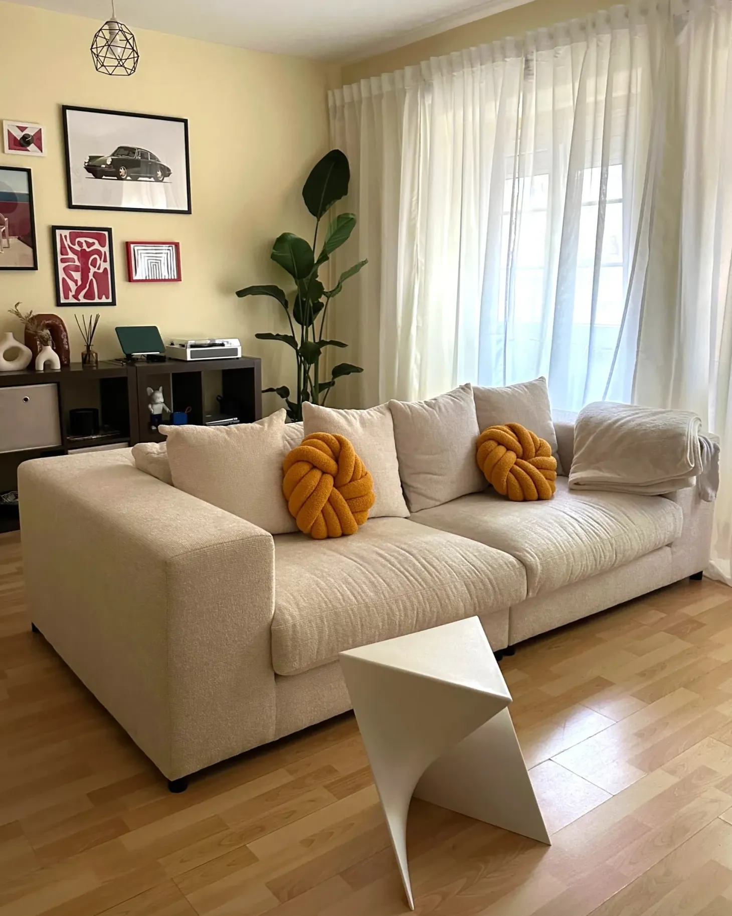 Sofa 3 personers GLORVIKA II Cremehvid