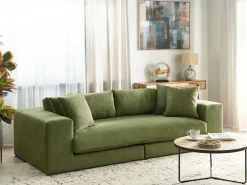 Sofa 3 personers GLORVIKA Mørkegrøn