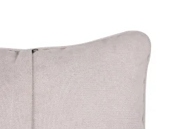 Sofa 2 personers HABO Brungrå med fodskammel
